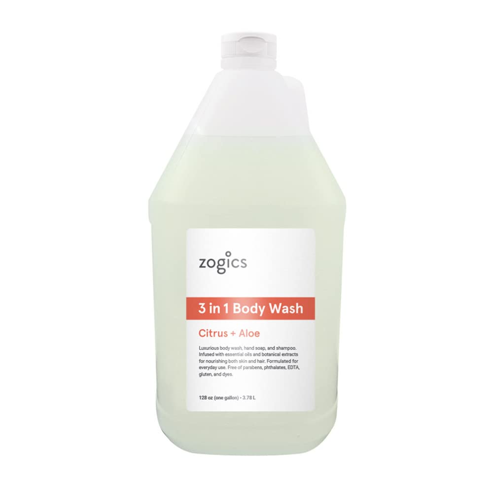 Zogics 3-en-1 formulation douce adaptée peau sensible