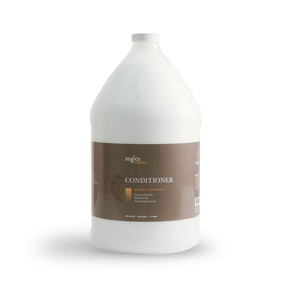 Zogics Organics Conditionneur: bouteille hydratante pour cheveux souples et brillants.