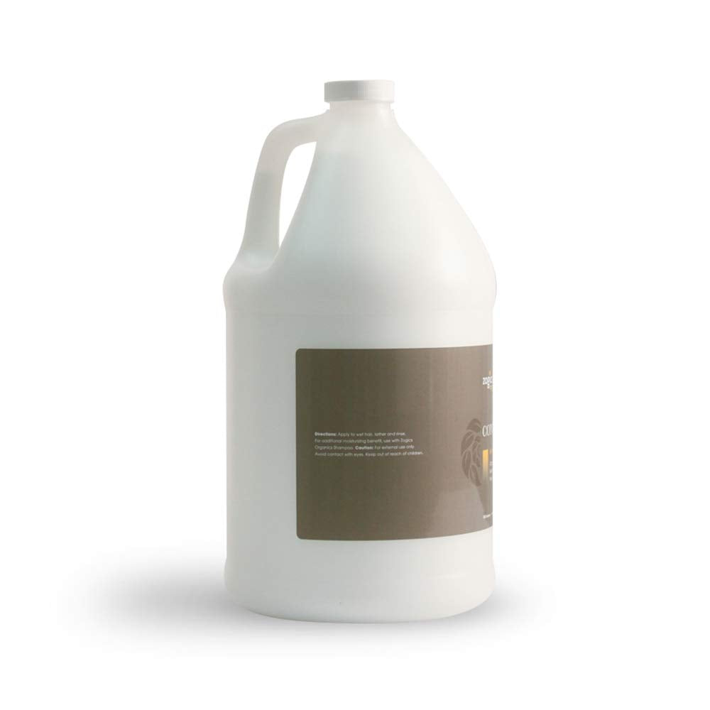 Zogics Organics Conditionneur: utilisation sous la douche pour démêlage facile et hydratation.