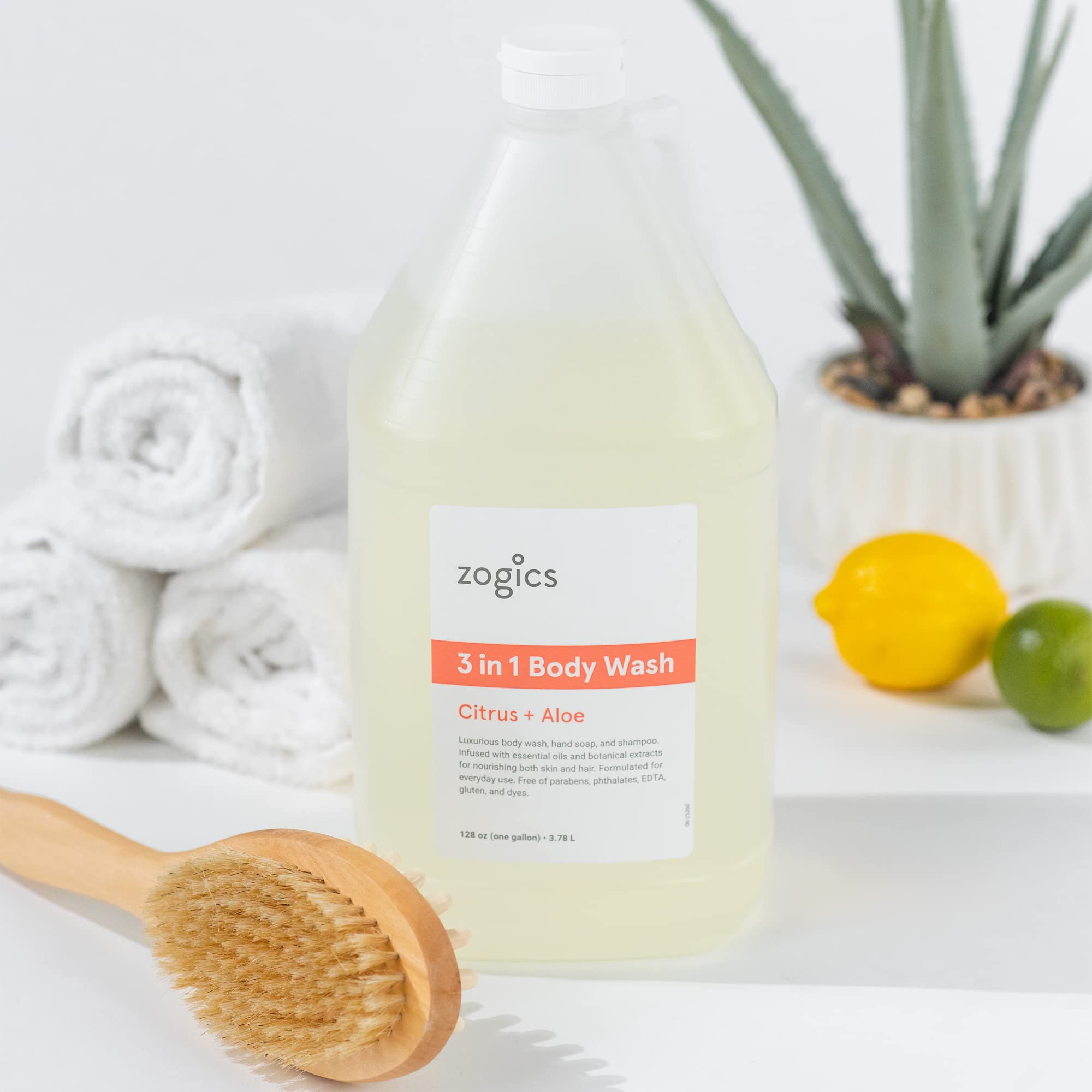 Zogics 3-en-1 parfum agrumes et aloe, senteur rafraîchissante