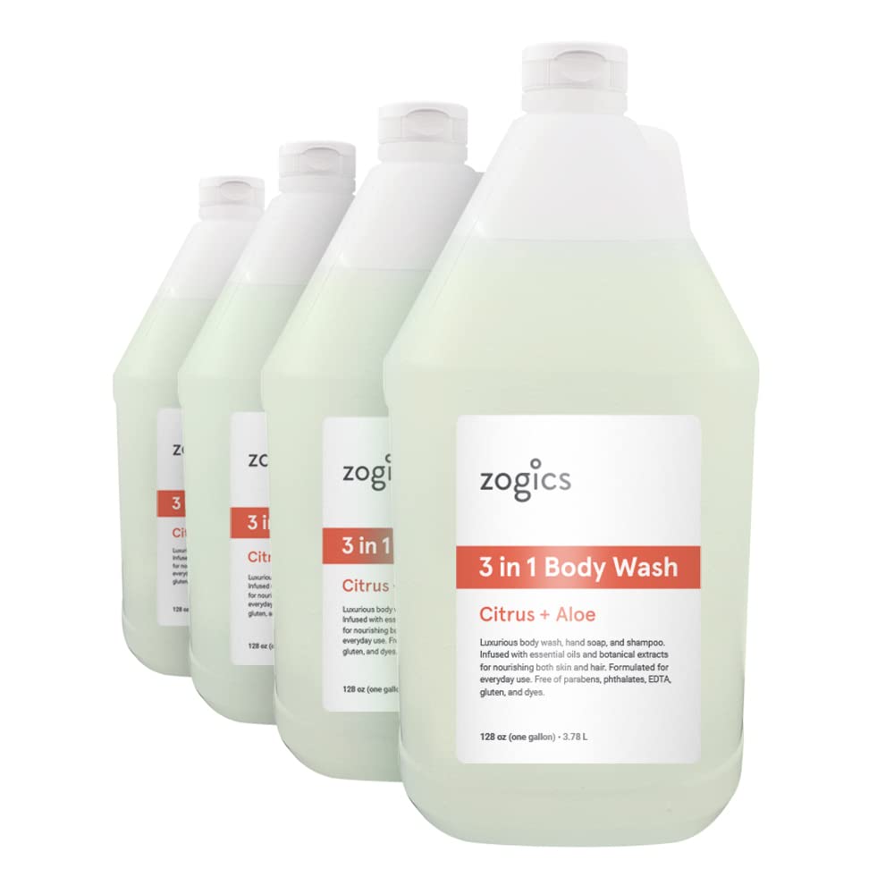 Zogics 3-en-1 flacon-remplissage 4 galons, pratique pour établissements