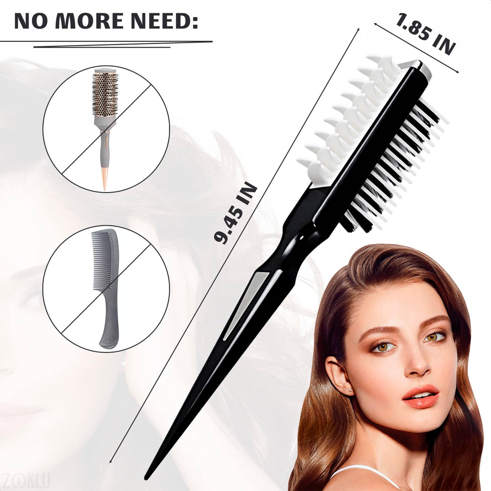Côté peigne texture pour séparation nette des boucles et meilleure définition