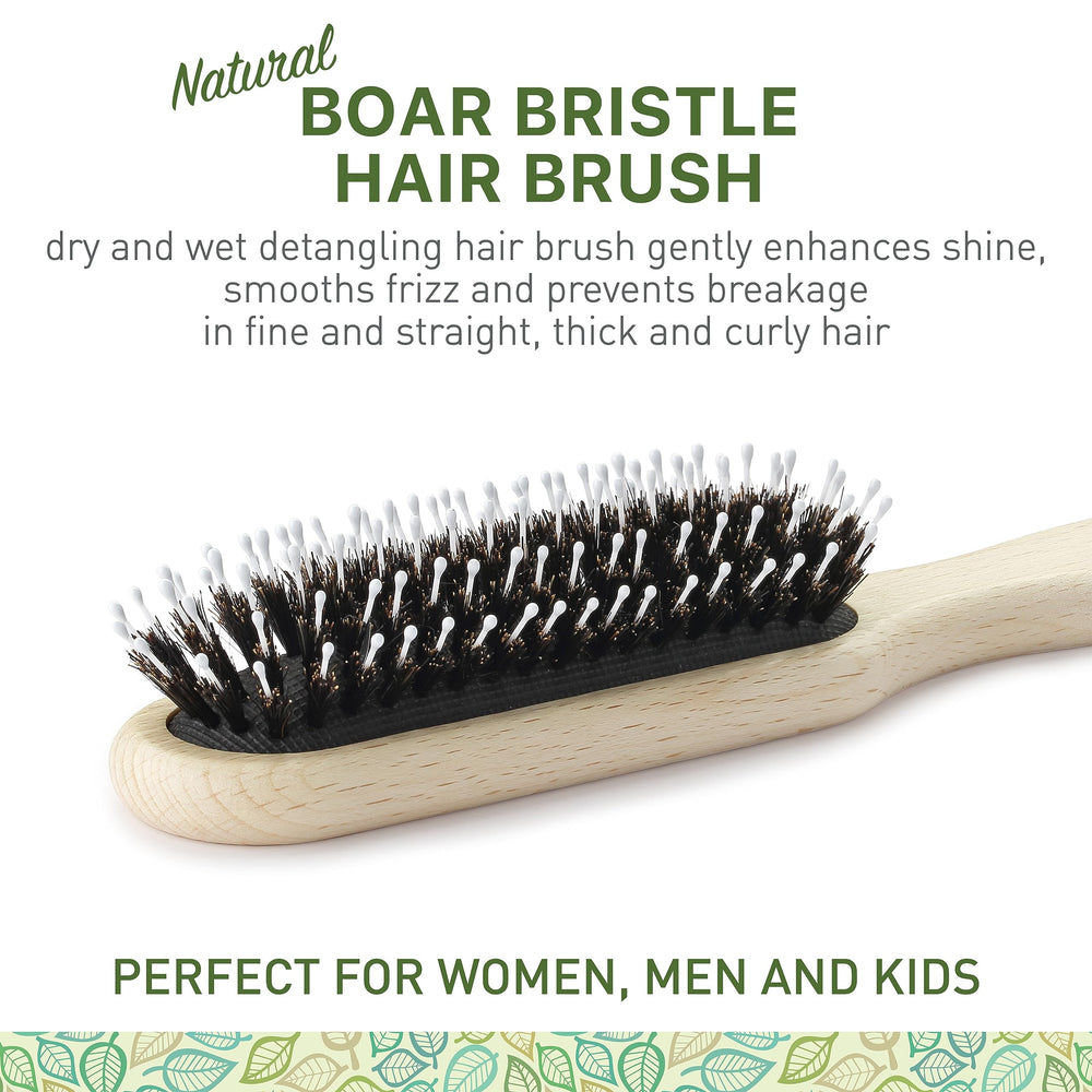 Brosse Zollo avec détourage nylon et bouts arrondis pour cheveux sans tiraillements