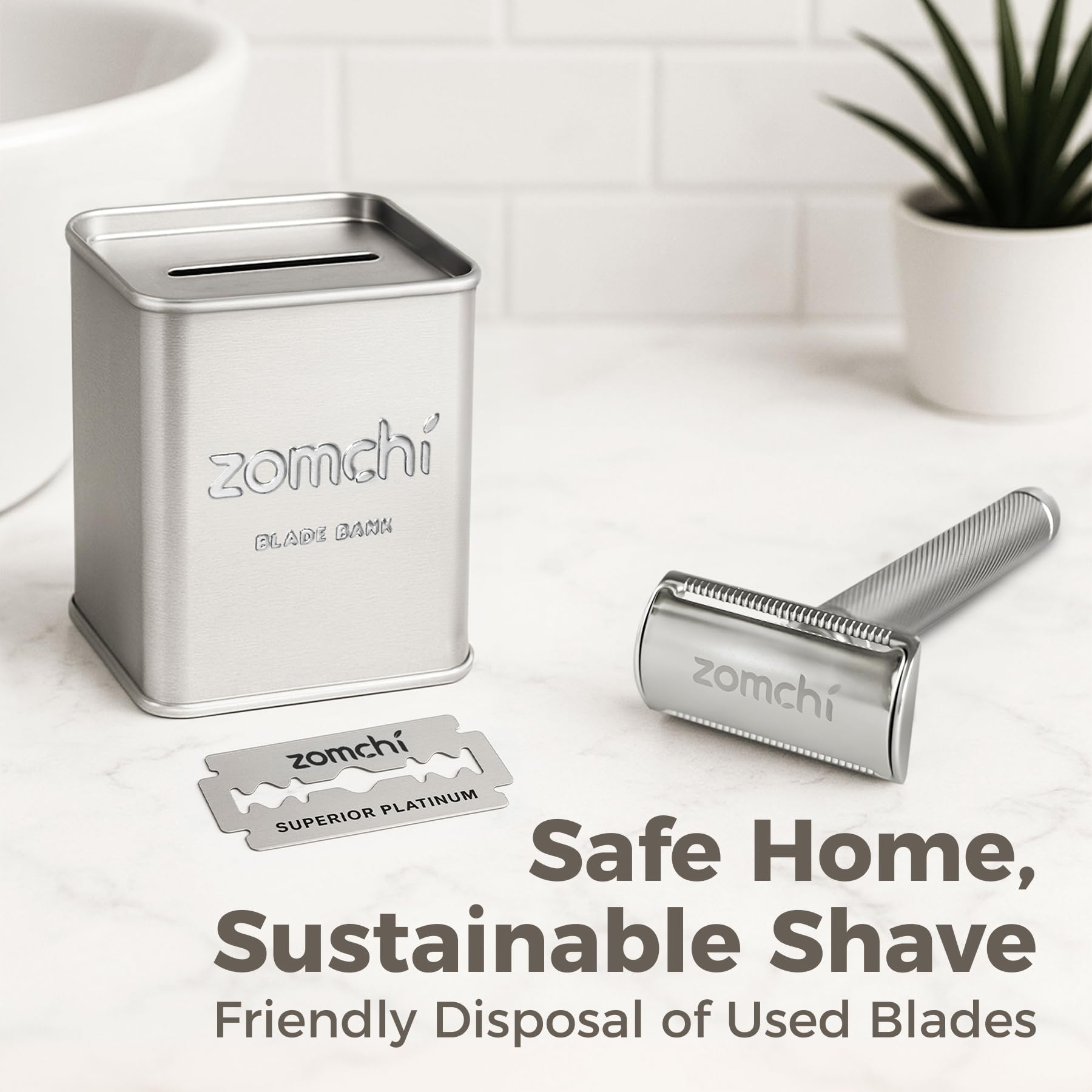 ZOMCHI Blade Bank – grande capacité pour plus de 300 lames usagées.