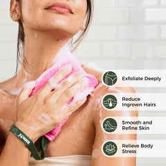 ZOMCHI éponges exfoliantes roses offrent une mousse dense pour une peau rafraîchie.