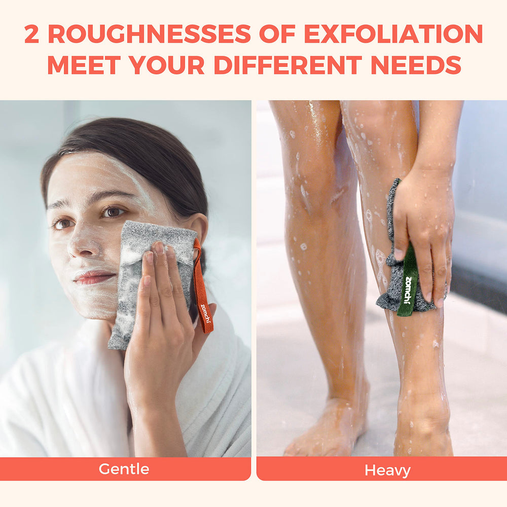 ZOMCHI mousse rapidement grâce à la poche exfoliante, pour une douceur instantanée.