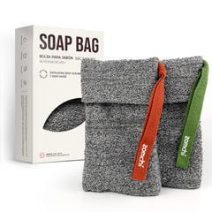 Vue générale du sac exfoliant ZOMCHI pour mousse rapide et efficace.