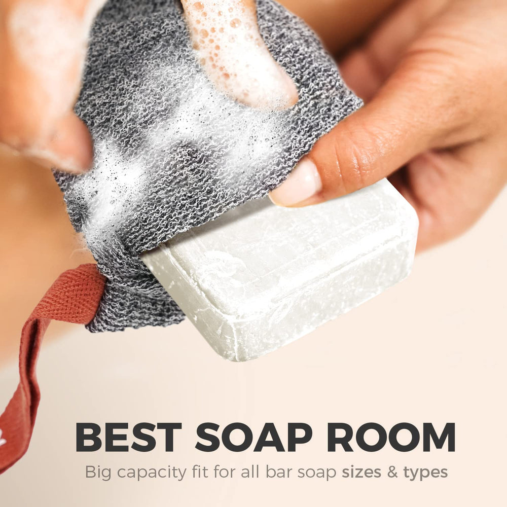 ZOMCHI sac savon anti-chute douche évite les chutes en milieu humide.