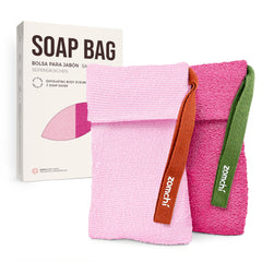 ZOMCHI sac savon exfoliation rugueuse – gommage intensif pour pieds et coudes.
