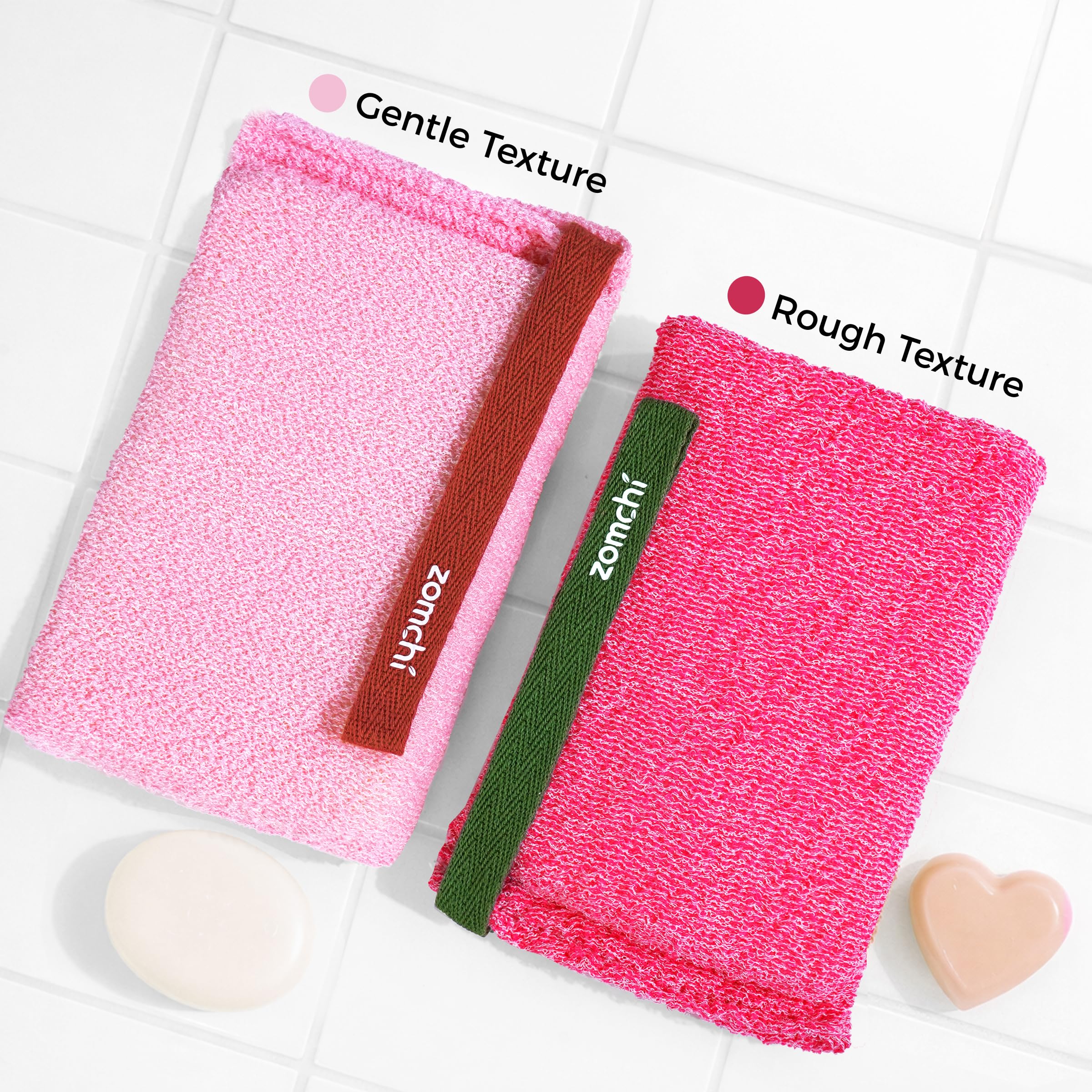 ZOMCHI design ergonomique pour un contrôle optimal lors du gommage.