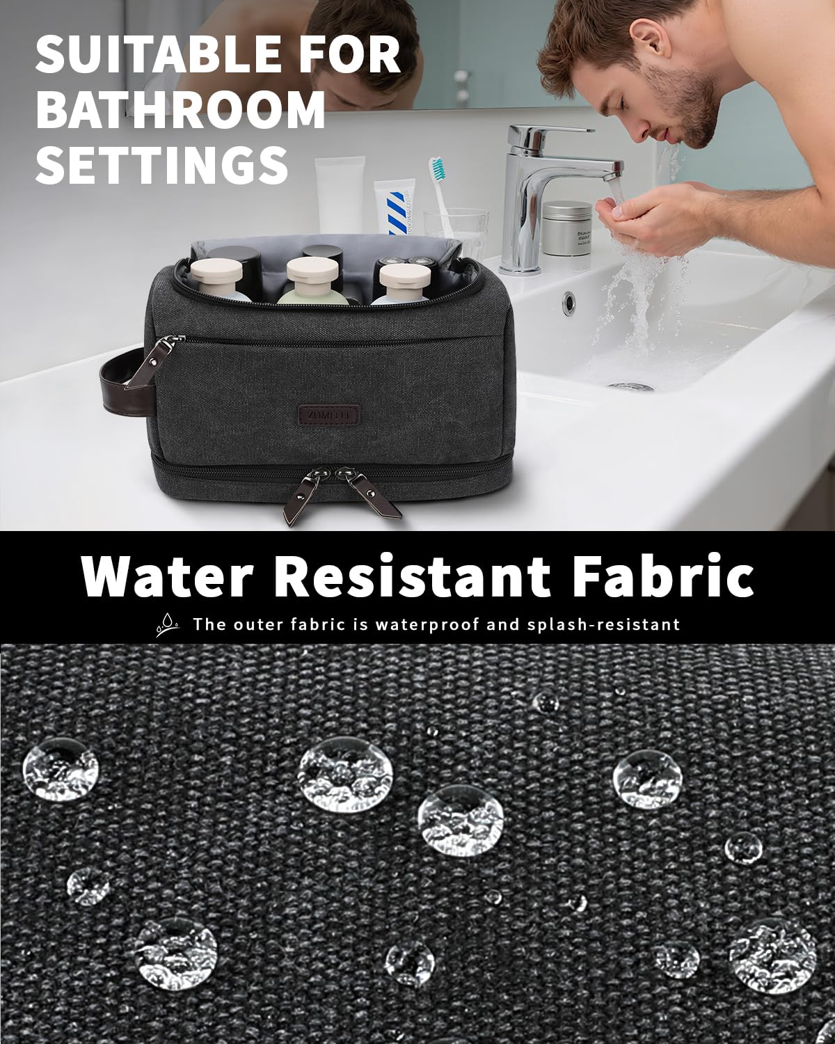 Tissu waxé de ZOMFELT résistant à l eau protège vos articles
