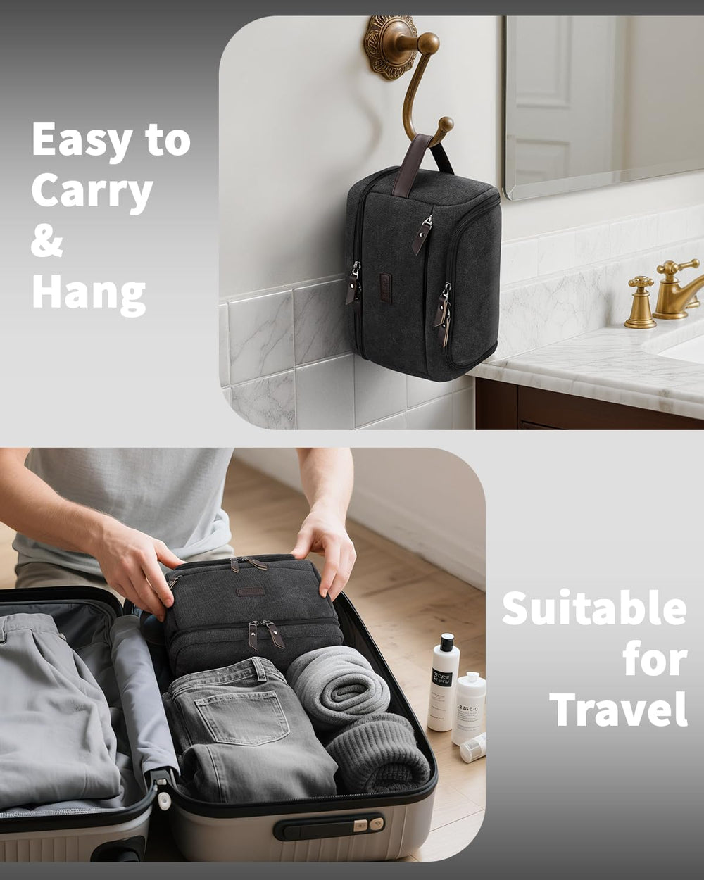 Poche frontale pratique pour cartes et petits essentiels, rapidement accessibles