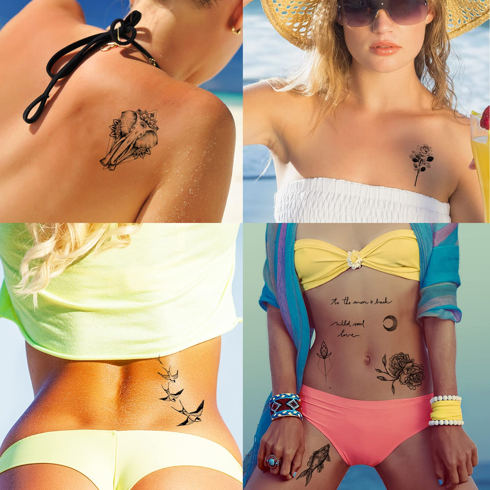 Application rapide des tatouages Zomme en moins de 30 secondes.