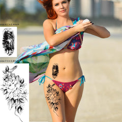 Tatouages Zomme 3D fleurs et insectes pour un style unique et tendance.