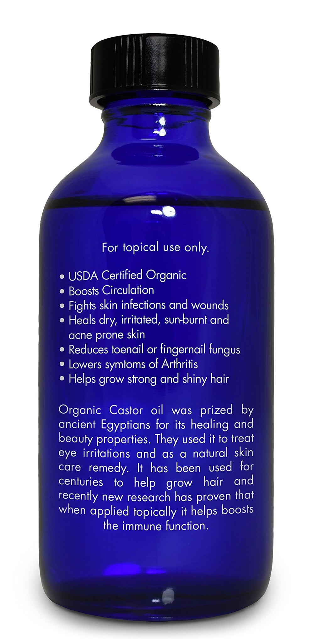 Zongle Therapeutics huile de ricin — cils et sourcils: densité naturelle.