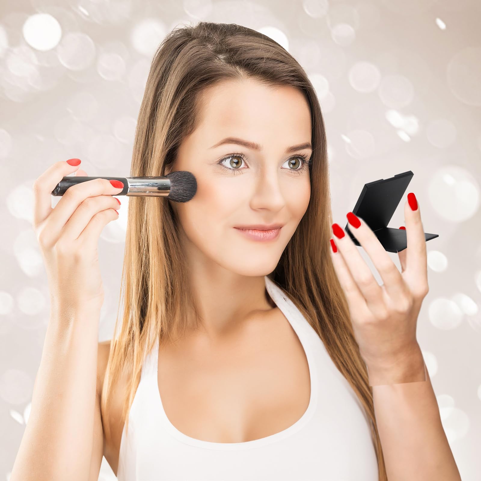 Miroir ZOOFOX plastique haute densité, durable et léger pour voyage.