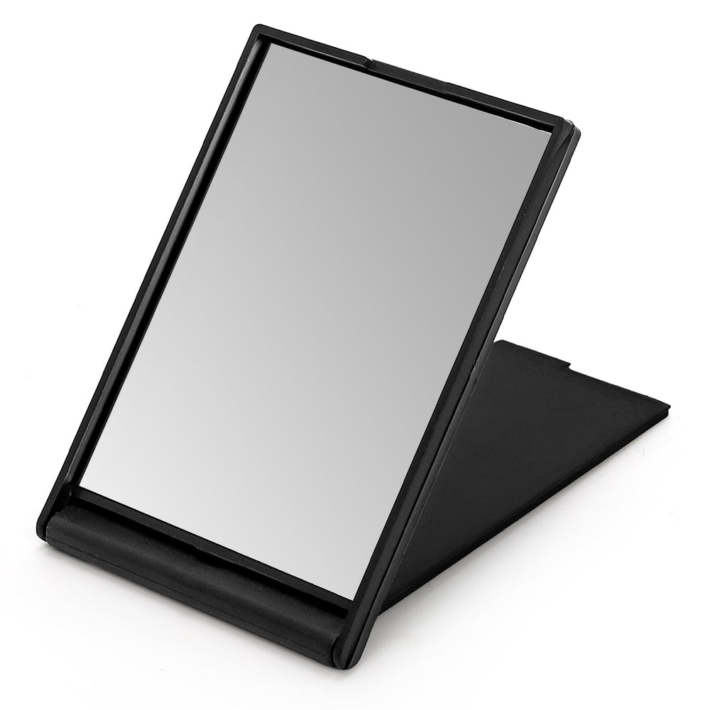 Miroir ZOOFOX pliant avec support, se pose facilement sur le bureau.