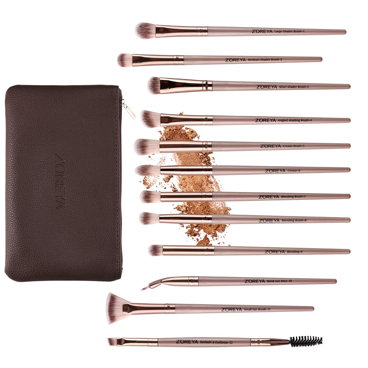 Pinceau sourcils Z'OREYA pour dessiner des traits nets.