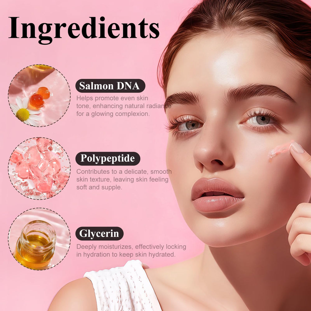 Pompe pratique et application facile de Zosudull Crème Rose DNA PDRN.
