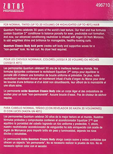 Huile d'argan de Zotos Quantum Classic, nourrissante et légère.