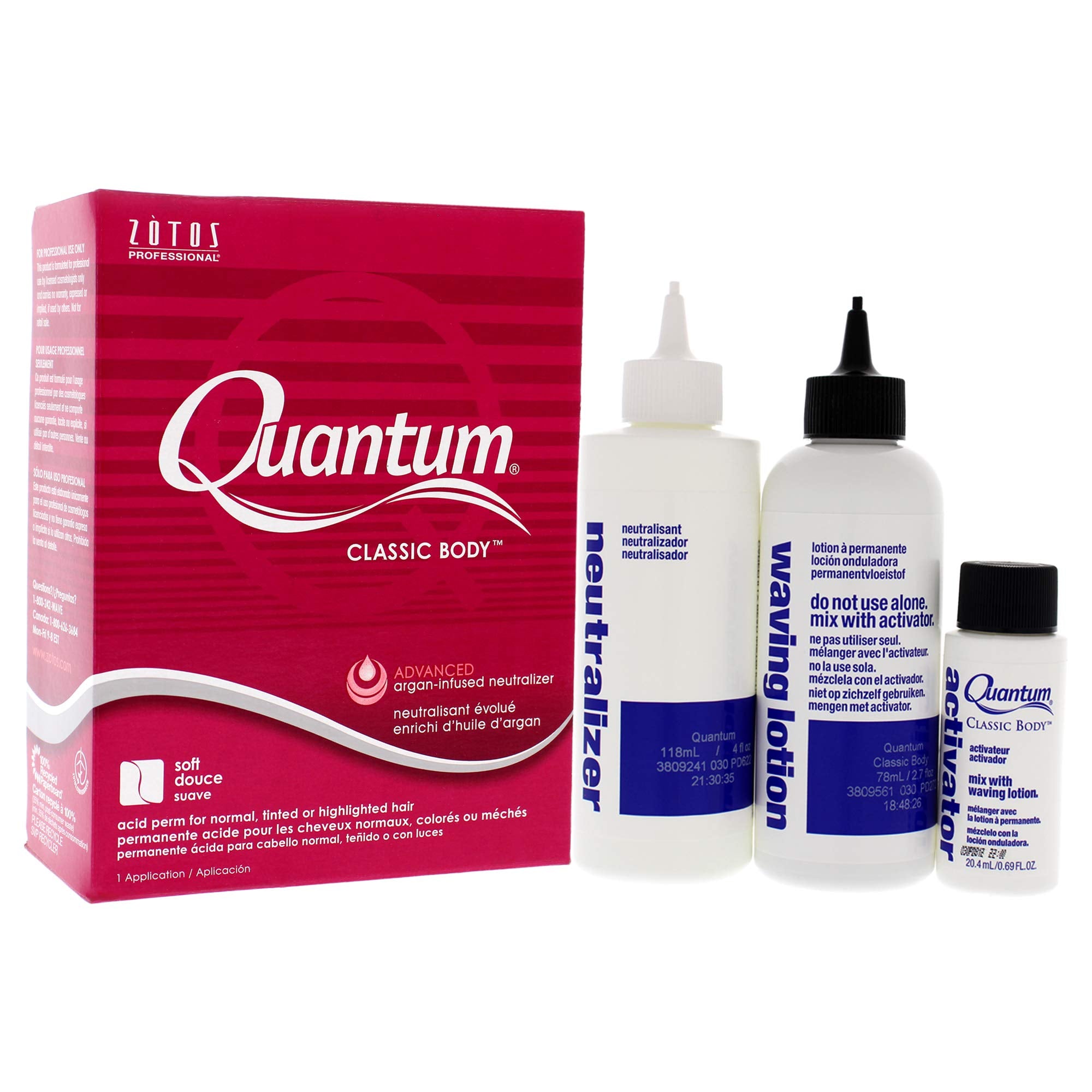 Boucles douces et naturelles sur cheveux courts avec Zotos Quantum Classic.