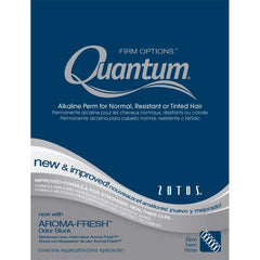 Bouteille Zotos Quantum Firm Options, traitement alcalin permanent pour boucles résistantes et définies