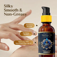 Ongles soignés et peau nourrie avec l'huile moringa ZP.TECH.