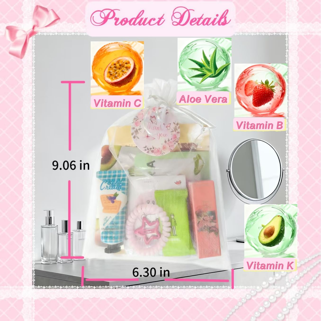 ZPTYCHZ Kit Spa Filles — Crème mains hydratante pour les mains douces après le jeu.