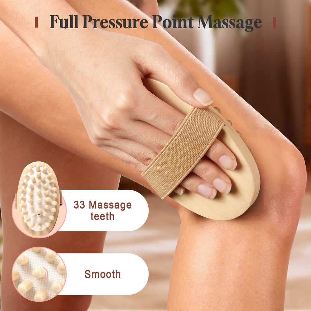 Brosse méridienne Zrpot pour l’abdomen, massage ciblé et relaxant.