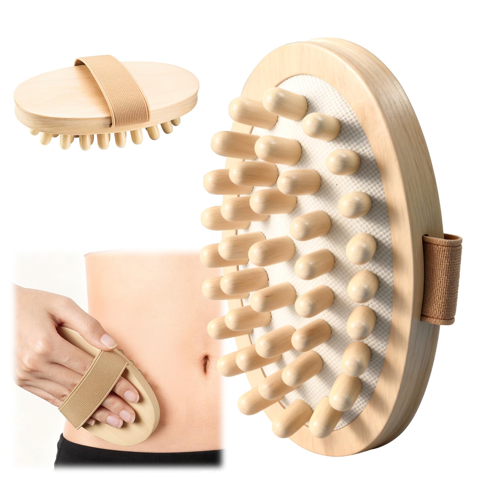 Brosse méridienne Zrpot pour le corps, massage et élasticité potentielle.