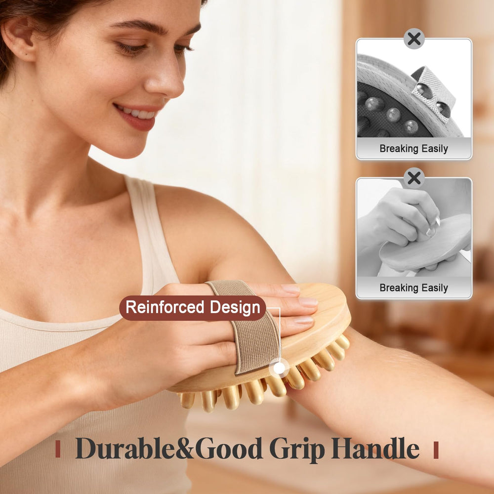 Brosse méridienne Zrpot avec prise en main ergonomique pour une meilleure adhérence.