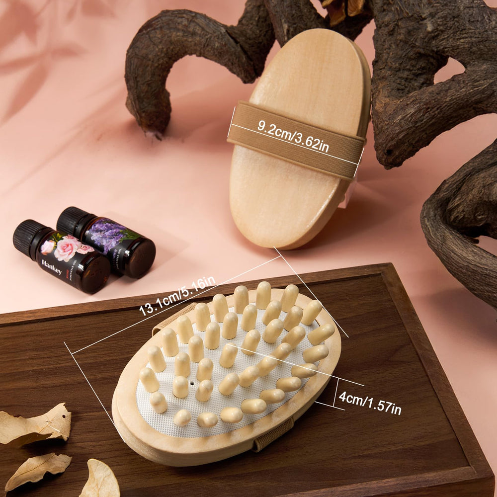 Huile essentielle Zrpot de 10 ml prête à être appliquée avant le massage.