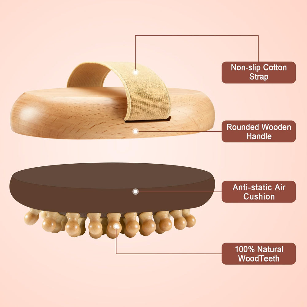 Brosse Meridian Zrpot dos-épaule pour détente du haut du corps.