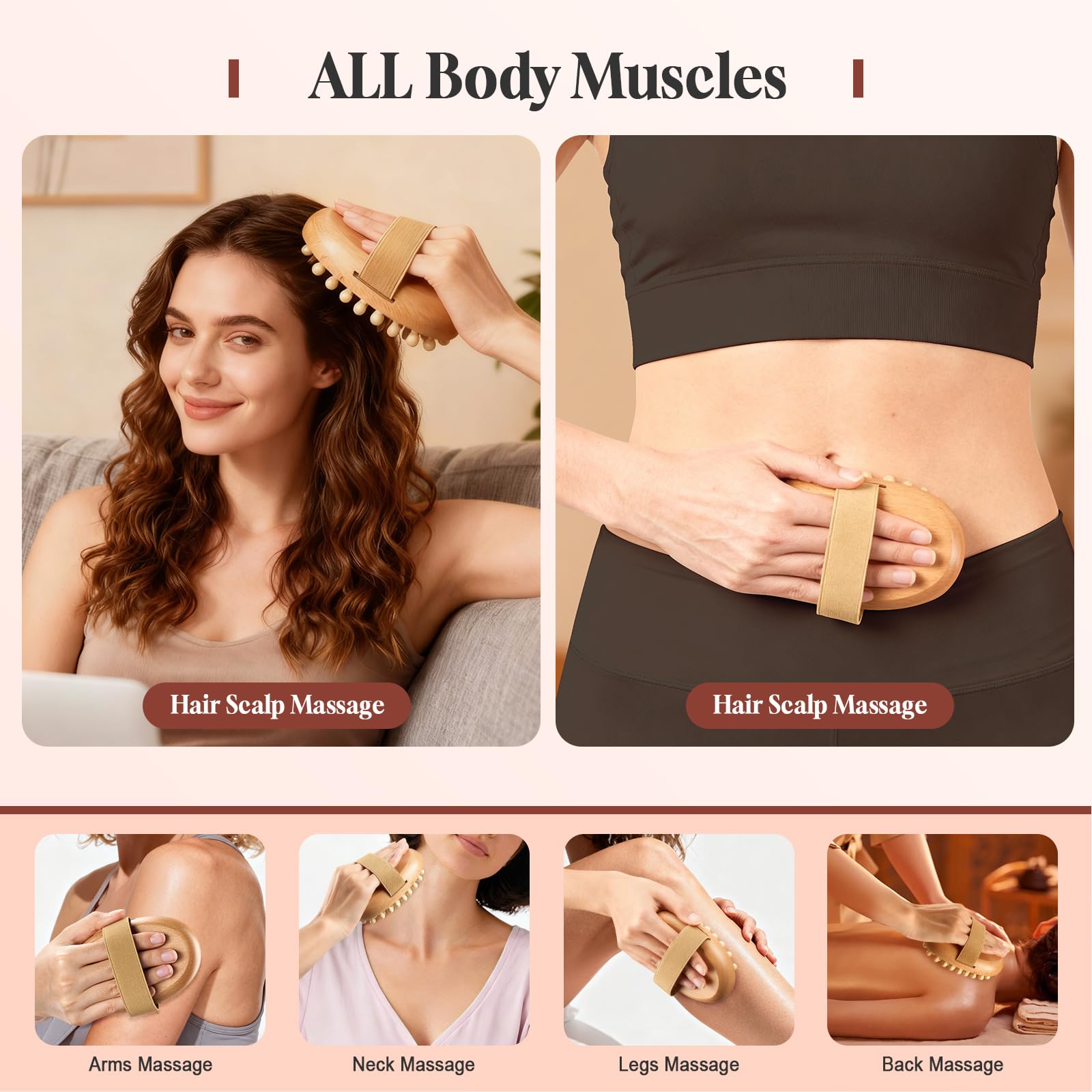 Brosse Meridian Zrpot massage bras et jambes pour relaxation.