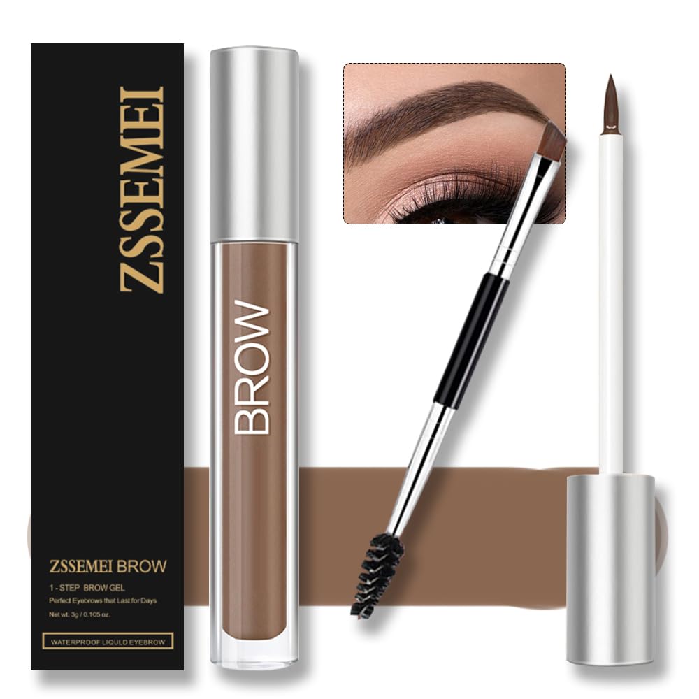 ZSSEMEI gel-sourcils-imperméable offre une tenue longue et naturelle.