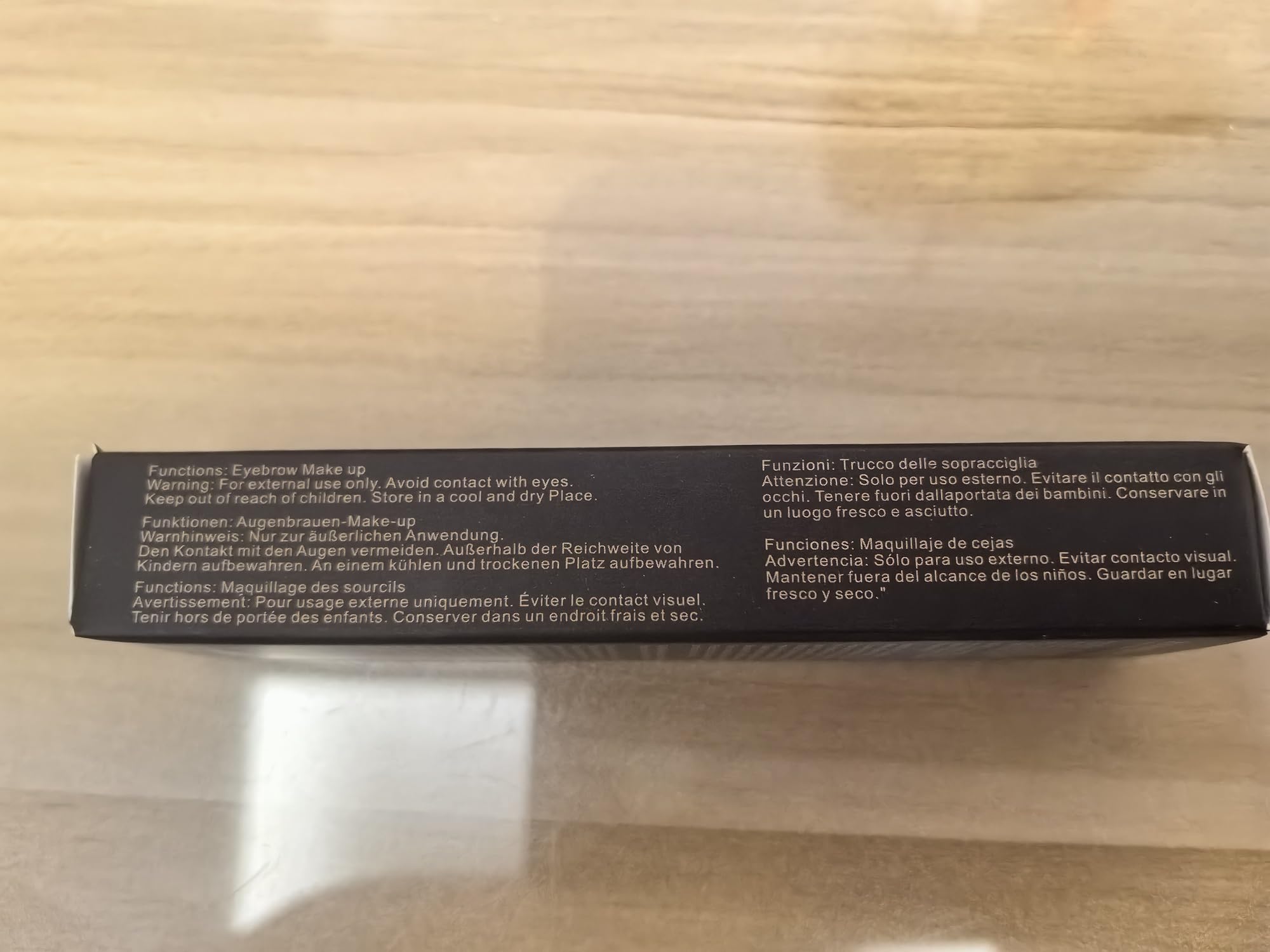 ZSSEMEI Kit sourcils gel et pinceau pour routine beauté.