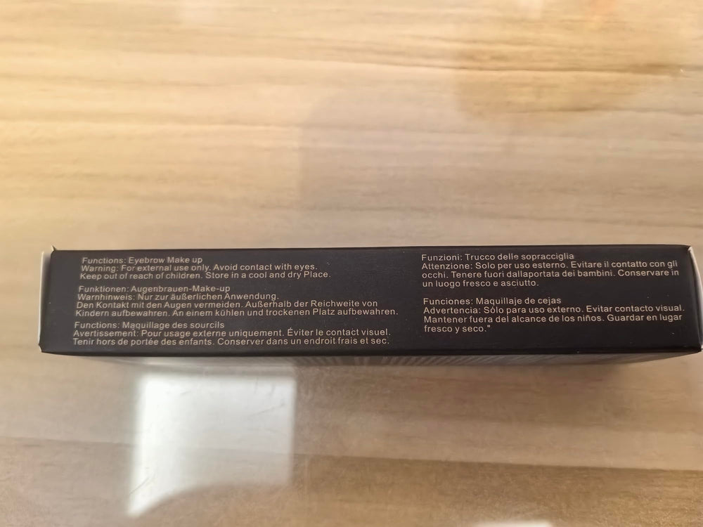 ZSSEMEI Kit sourcils gel et pinceau pour routine beauté.