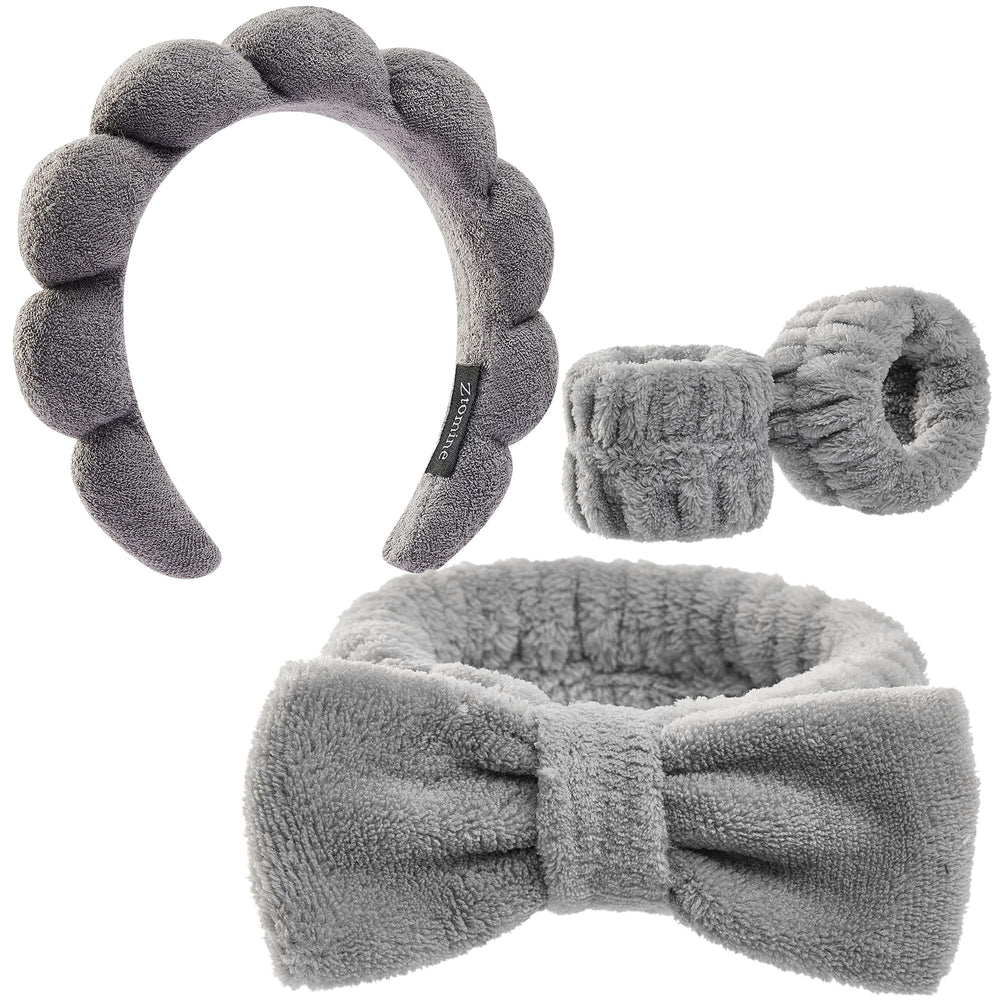 Bandeau Ztomine bulle pour visage, évite les éclaboussures d’eau pendant le soin.