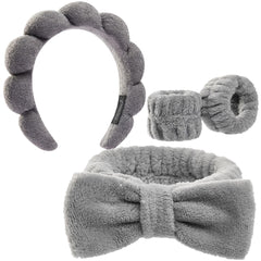 Bandeau Ztomine bulle pour visage, évite les éclaboussures d’eau pendant le soin.