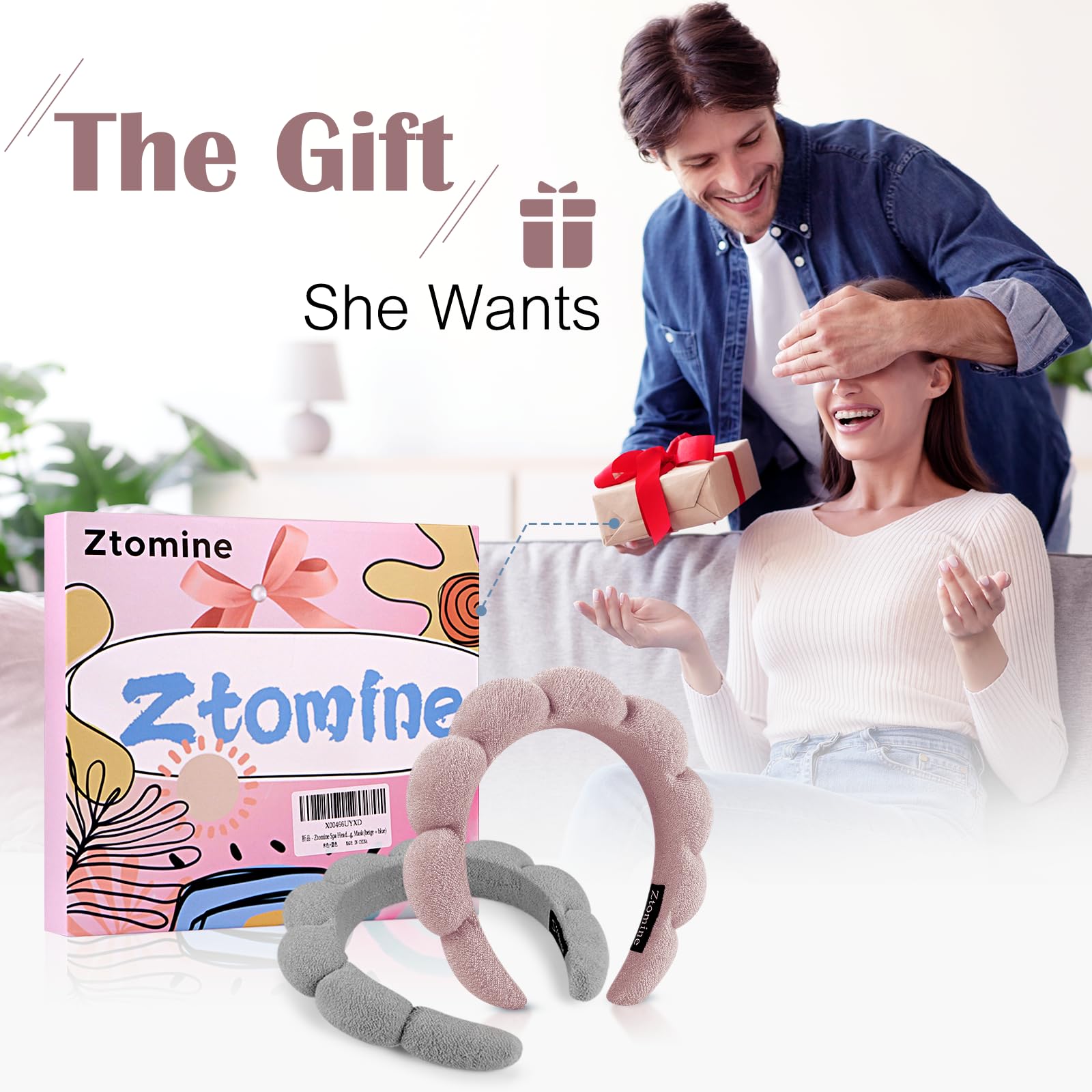 Bandeau Ztomine usage quotidien, rituel beauté pratique.