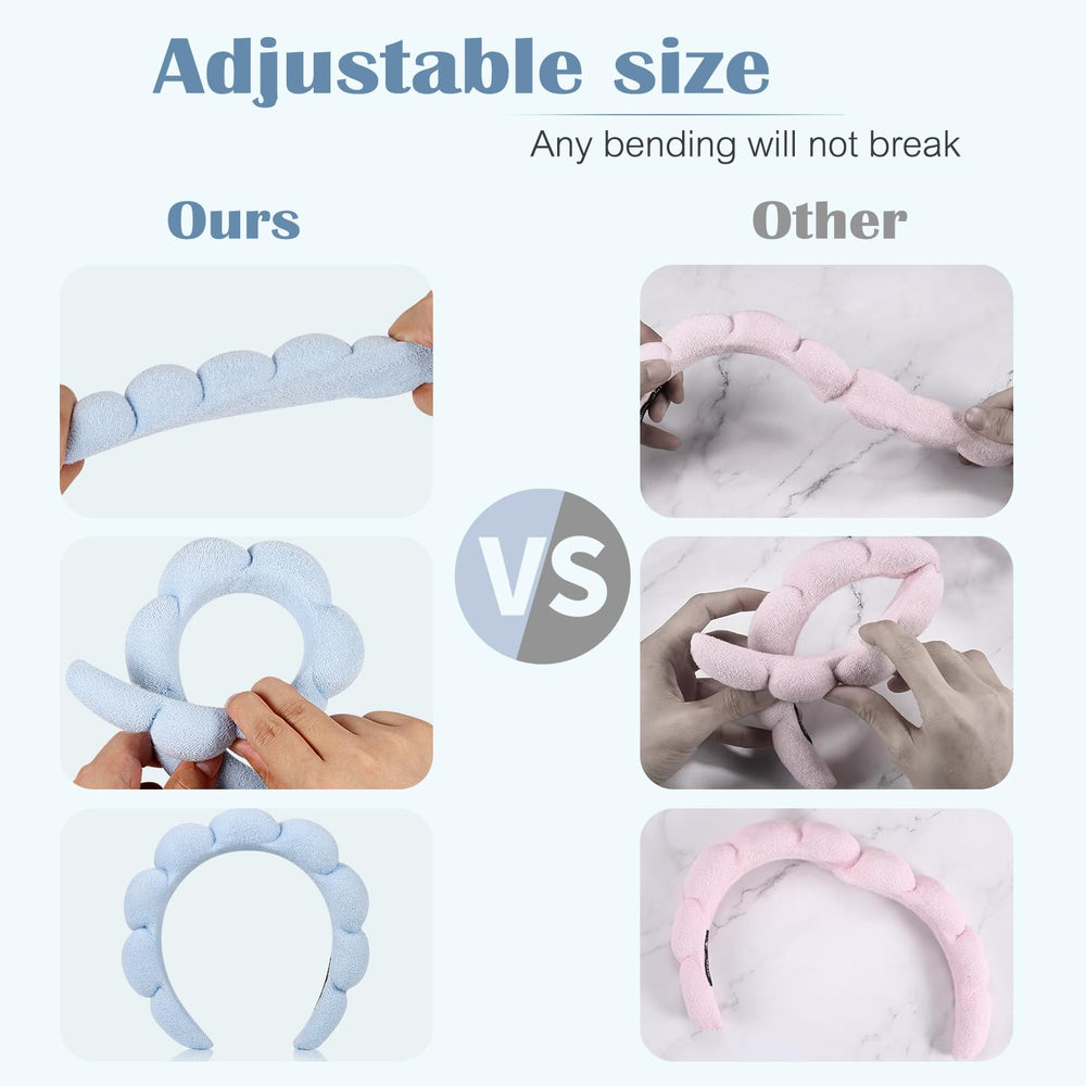 Bandeau Ztomine idéal pour soins visage et maquillage rapide.