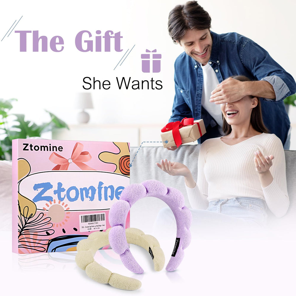 Bandeaux spa Ztomine ultra absorbants, protège les cheveux des éclaboussures.