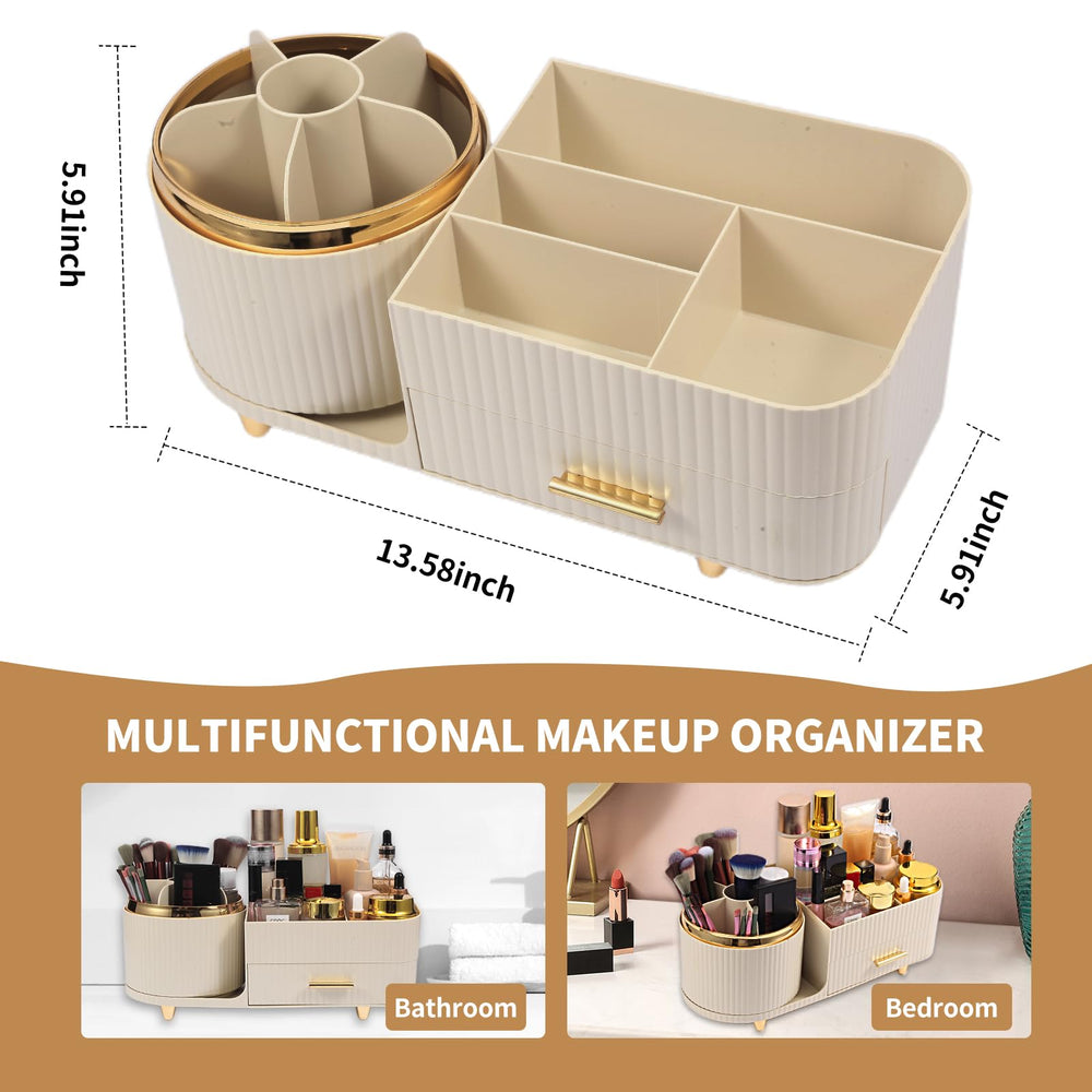 Zufudo Support Pinceaux 360° facilite la sélection rapide lors du maquillage.