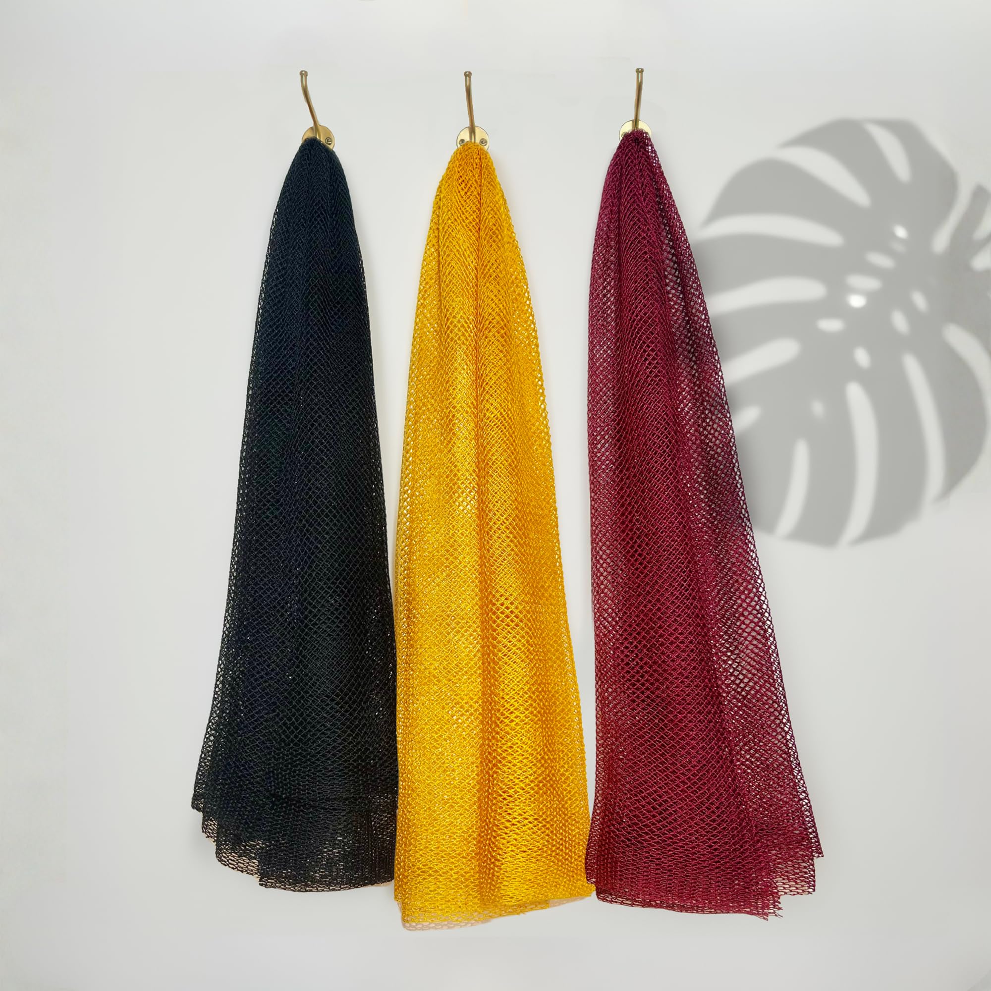Lot de 3 éponges réseau africain Zulu Zest, pratique pour voyage