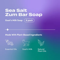 Barre savon mains et corps Zum Indigo, texture douce et confort d’utilisation.