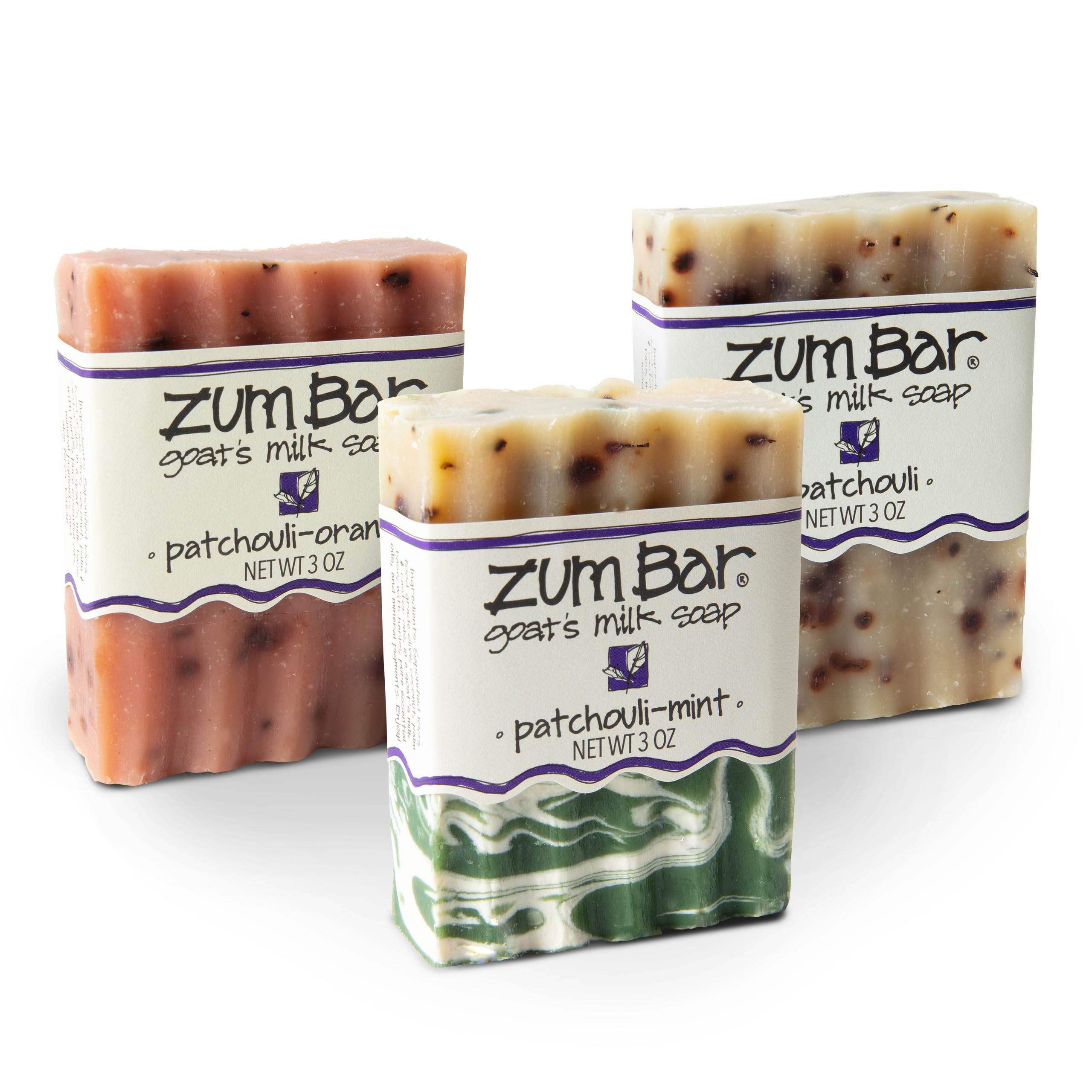 Zum Indigo Wild Savon lait chevre patchouli, douceur nourrissante pour mains et corps.