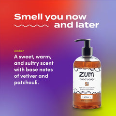 Senteur ambre avec lavande et notes boisées, savon Zum Indigo Wild pour une ambiance apaisante.
