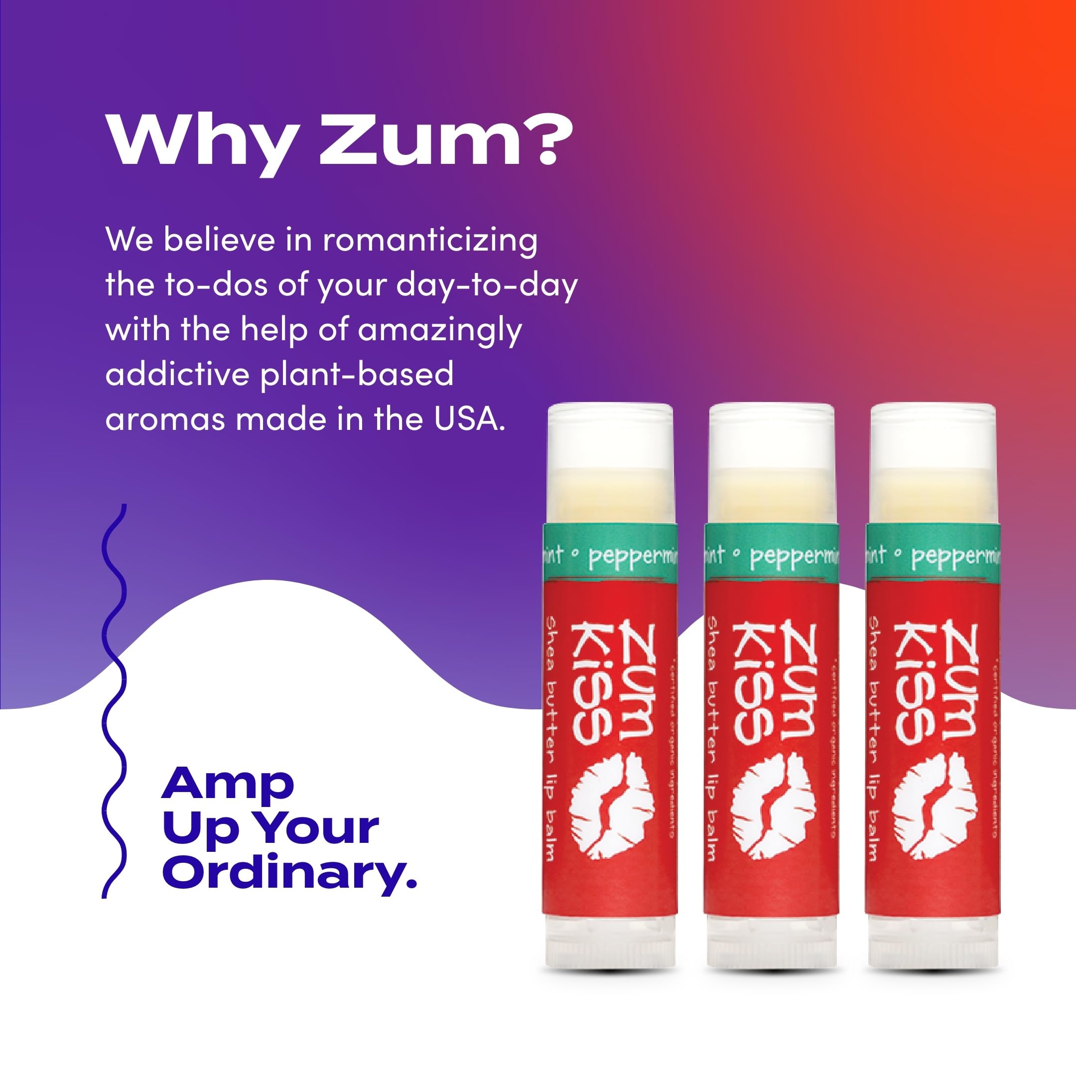 Zum Kiss Stick arôme menthe frais pour une sensation revitalisante.
