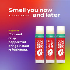 Zum Kiss Stick texture crèmeuse idéale pour nourrir les lèvres en douceur.