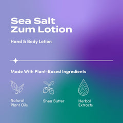 Texture crémeuse Zum Lotion prête à l'application quotidienne.